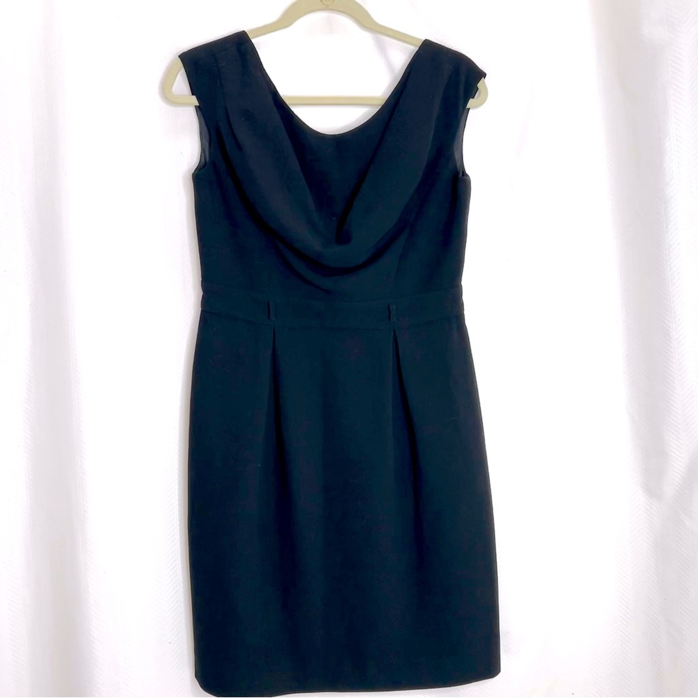 Shoshanna black sleeveless cocktail dress size 8
